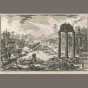 Veduta Di Campo Vaccino..., From Vedute Di Roma by Giovanni Battista Piranesi