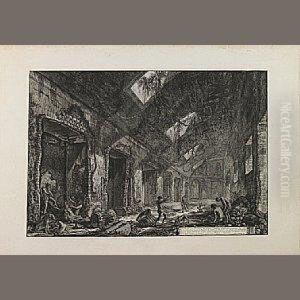 Veduta Di Un Eliocamino Per Abitarvi I'lnverno..., From Vedute Di Roma by Giovanni Battista Piranesi