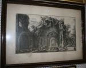 Veduta Della Fonte E Delle Spelonche D'egeria Veduta Della Fonte E Delle Spelonche D'egeria