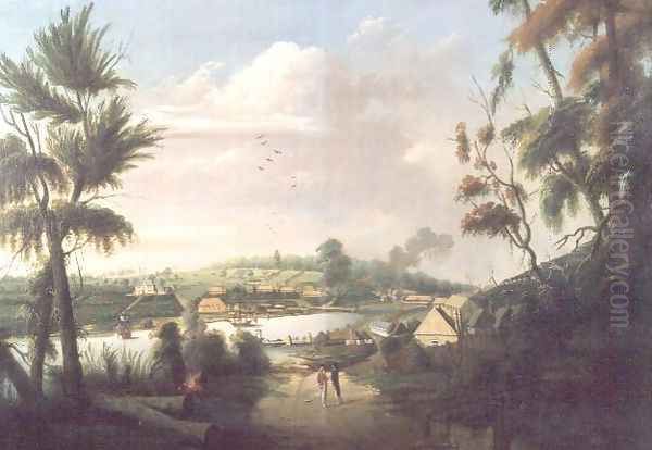 A direct north general view of Sydney Cove, 1794 - view 1