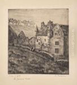 La Ferme A Noel (osny) by Camille Pissarro