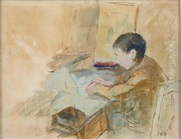 Youth At A Desk (the Artist's Son) - view 1