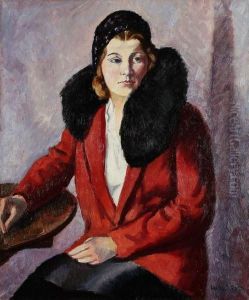 Femme A La Veste Rouge Femme A La Veste Rouge