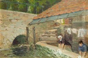 Lavanderas by Cecilio Pla