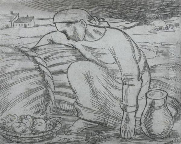 Frau Mit Korb, 1933; Die 
Emigrantin, 1937; Negerkind, 1937; Fran Mit Fracht Und Weizen, 1940: 
Five Works - view 1