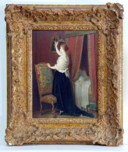 Le Coucher by Antoine Emile Plassan