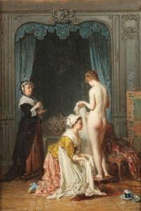 La Toilette by Antoine Emile Plassan