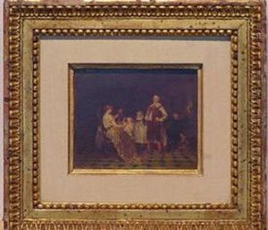Family Dinner by Antoine Emile Plassan