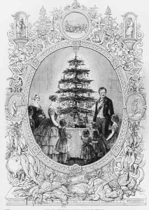 Christmas Tree at Windsor Castle, 1848 by J.L. Williams