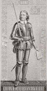 Oliver Cromwell (1599-1658) from Illustrations of English and Scottish History Volume I by J.L. Williams