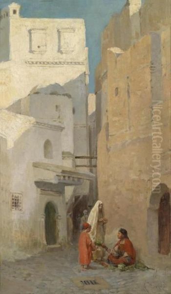 Oriental Street Scene - view 1