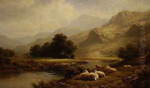 View on the Lledr, North Wales - view 1