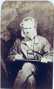 Portrait of Sir Edwin Landseer (1802-73) by J.C. Watkins