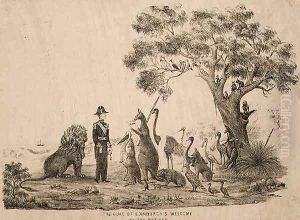 The Duke of Edinburgh's welcome by the natives, 1868