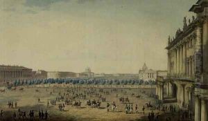 The Palace Square, St. Petersburg by Maxim Nikiforovitsch Worobjeff