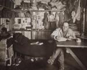 Captain Scott Writing In His Diary Captain Scott Writing In His Diary
