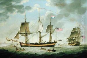Whalers in the Arctic, 1807