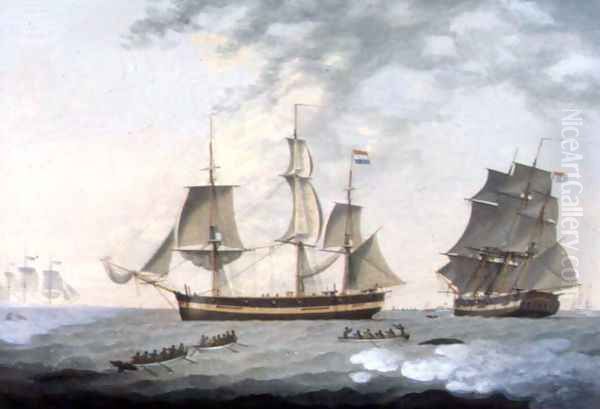 Whaling in the Arctic - view 1