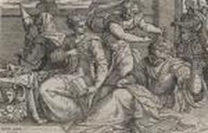 Lucrece by Giuseppe Salviati