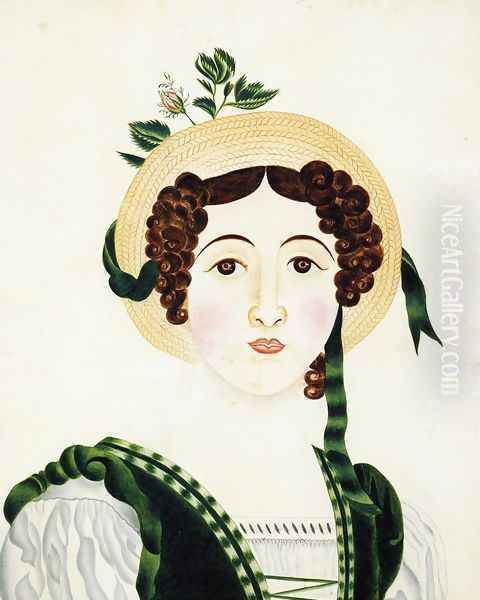 Lady in Straw Hat - view 1