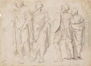 Figures In Toga And Armour