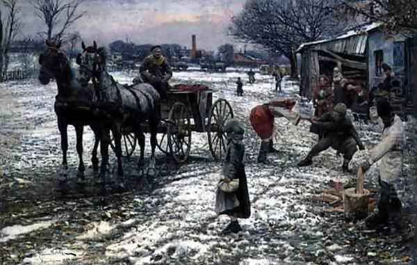 In Front of an Inn at Podole, 1884 - view 1