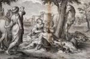 Chiede O Vafrin Qui Come Giungi, E Quando?" And "vedendo Quiui Comparir Repente L by Nicolas Poussin