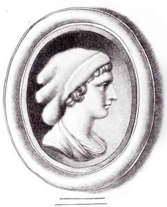 Portrait of Sappho by Thomas Worlidge