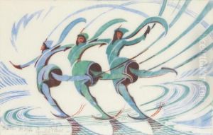 Skaters by Cyril E. Power