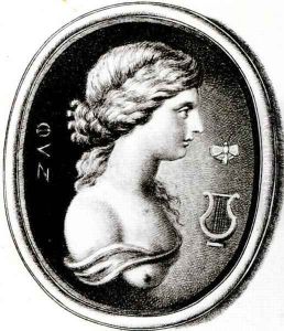 Portrait of Sappho 2 by Thomas Worlidge
