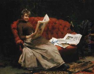 Lady Reading by Ernest Sigismund Witkamp