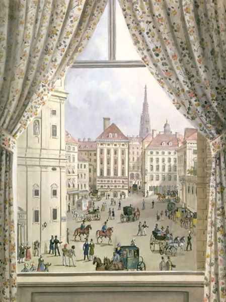 View of the Freyung, Vienna, 1825 - view 1
