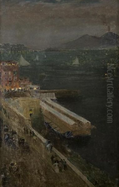 Il Golfo Di Napoli All"" Imbrunire - view 1