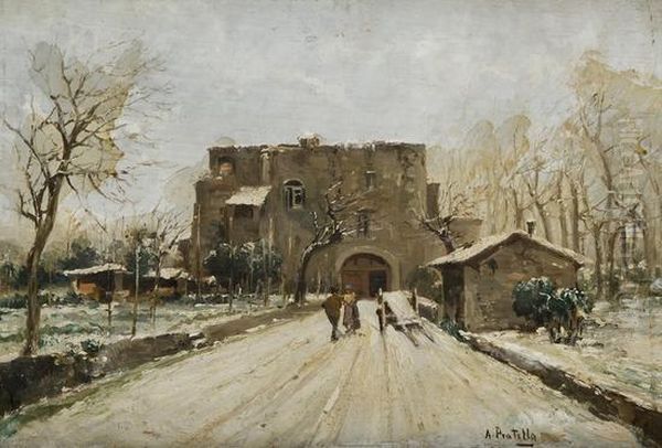 Caseggiati Nel Paesaggio Innevato - view 1