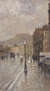 Via Marina, Napoli by Attilio Pratella