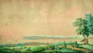 Vue Animee D'istanbul, Prise Des Hauteurs De Besiktas, De L'autre Cote by Michel Francois Preaulx