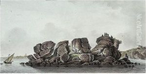 View Of Turkish Islands From The Coast Opposite The Mouth Of The Black Sea by Michel Francois Preaulx