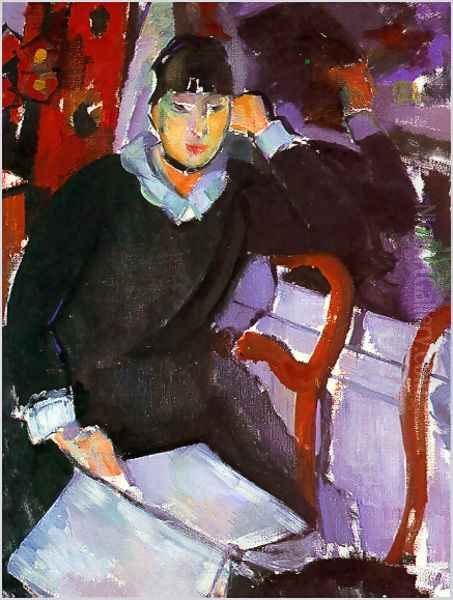 seated woman - view 1