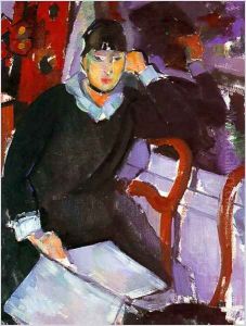 seated woman by Rik Wouters