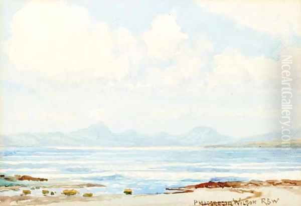 The mountains of Mull from Crinan - view 1