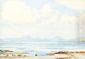 The mountains of Mull from Crinan by Peter MacGregor Wilson