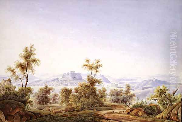 View of Athens with the Parthenon in the Distance - view 1