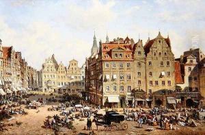 The Market in Wroclaw, 1877