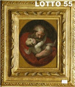 San Giuseppe E Il Bambino Gesu' by Giulio Cesare Procaccini