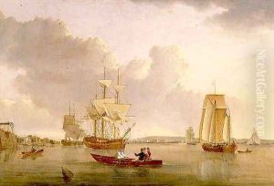Deptford on Thames with a Distant View of Greenwich by John of Hull Ward