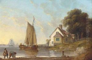 A calm day on the estuary, thought to be the Thames