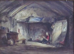 An Interior by John Skinner Prout