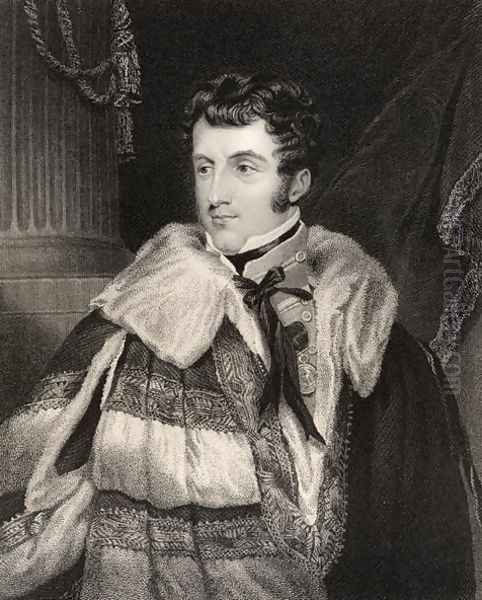 Charles Gordon Lennox, 5th Duke of Richmond, engraved by H. Cook from National Portrait Gallery, volume IV, published c.1835 - view 1