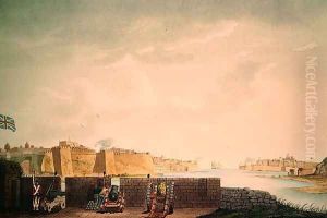 View of La Valletta, engraved by Francis Chesham, 1803 by Weir, Captain James