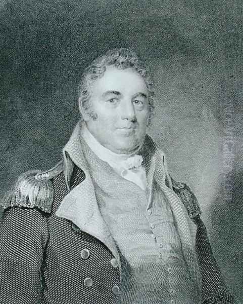 Richard Dale (1756-1826), engraved by Richard W. Dodson (1812-67) after a copy of the original painting by James Barton Longacre (1794-1869) - view 1